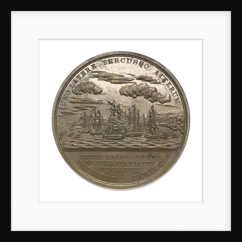 Medal commemorating Captain Robert Henley (1783-1828) and the Battle of Lake Champlain, 1814; reverse by Moritz Furst