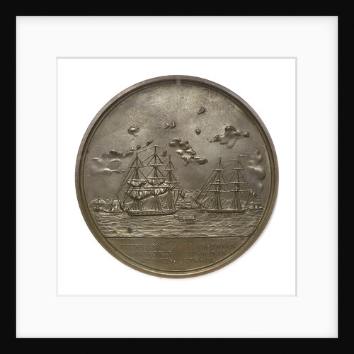 Medal commemorating Commander Nathaniel Ingraham (1802-1891) and the Smyrna incident, 1853; obverse by S. Eastman