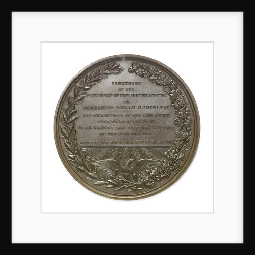 Medal commemorating Commander Nathaniel Ingraham (1802-1891) and the Smyrna incident, 1853; reverse by S. Eastman