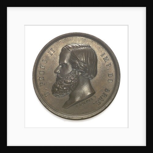 Medal commemorating the opening of the Imperial Dock, Rio de Janeiro, 1861; obverse by C. L