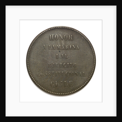 Medal commemorating the fall of the Dictatory, 1891; reverse by unknown