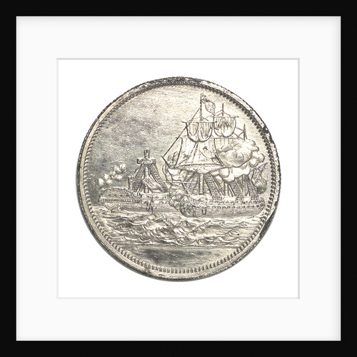 Medal commemorating the capture of HMS 'Guerriere', 1812; obverse by G.H. Lovett