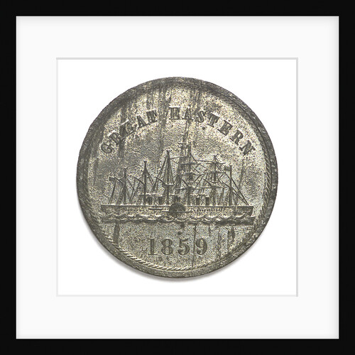 Medal commemorating the SS 'Great Eastern'; obverse by J.H. Merriam