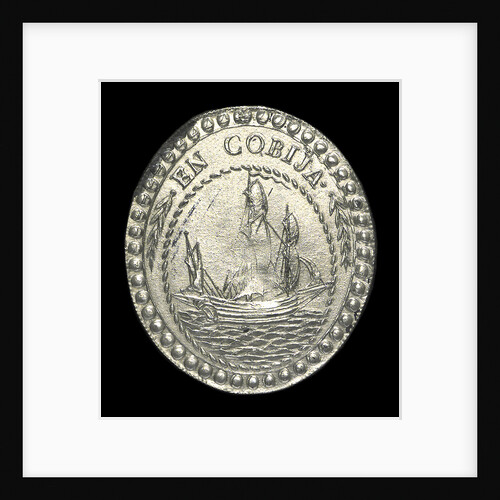 Commemorative medal depicting the Port of Cobija; obverse by unknown