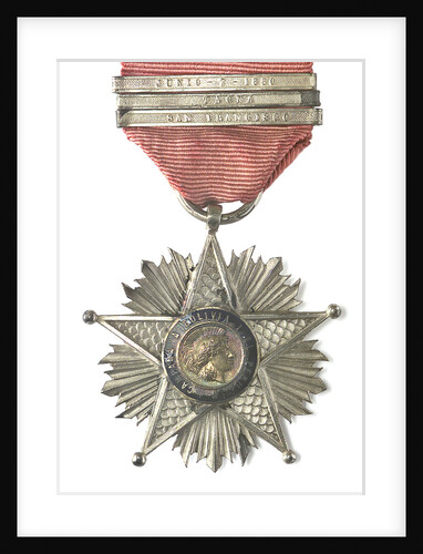 Medal commemorating the Tacna and Arica campaign, 1879-1880; obverse by unknown