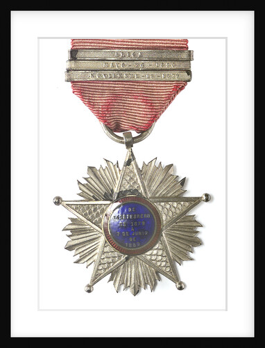 Medal commemorating the Tacna and Arica campaign, 1879-1880; reverse by unknown