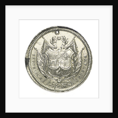 Medal commemorating the visit of the Grand Duke Alexander of Russia to Peru, 1845; obverse by unknown