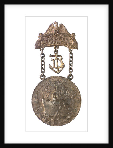 Medal commemorating the Battle of Manila Bay - 2nd anniversary; obverse by unknown