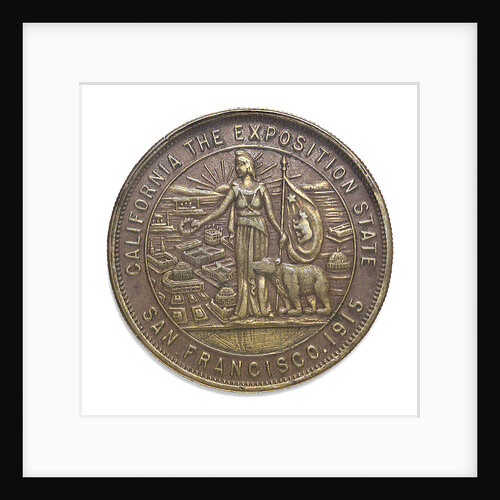 Medal commemorating the Panama Canal completion exposition San Francisco, 1915; obverse by unknown