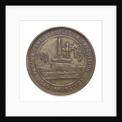 Medal commemorating the Panama Canal completion exposition San Francisco, 1915; reverse by unknown