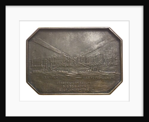 Medal commemorating the dedication of Joan of Arc Park, 1919; reverse by Tiffany & Co.
