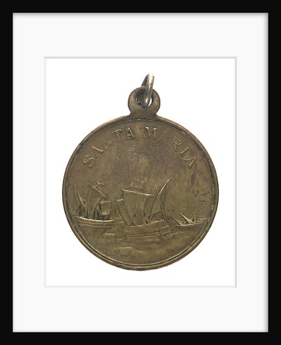 Medal commemorating Christopher Columbus (1451-1506) and the discovery of America, 1492; reverse by unknown