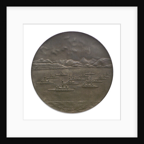 Medal commemorating the visit of President Roca and the Argentina Fleet to Terra del Fuego, 1899; reverse by Rossi Bellagamba