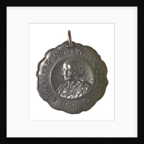 Medal commemorating Christopher Columbus (1451-1506) and the Inauguration of the Theatre Colon, Rosario, 1904; obverse by unknown