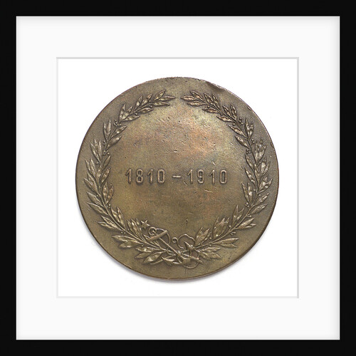 Medal commemorating the centenary of the Naval School of Chile, 1910; reverse by unknown