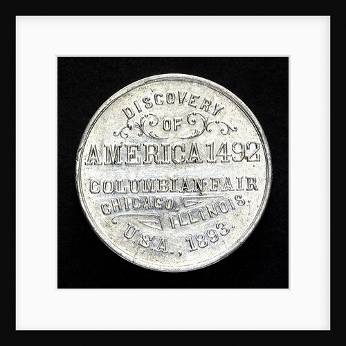 Medal commemorating Christopher Columbus (1451-1506) and the discovery of America; reverse by unknown