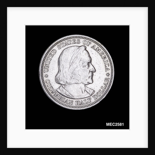 Coin commemorating Christopher Columbus (1451-1506) and the discovery of America by unknown