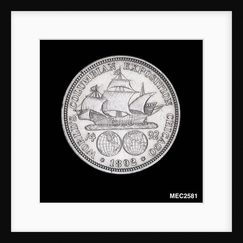 Coin commemorating Christopher Columbus (1451-1506) and the discovery of America by unknown