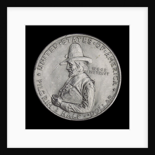 Coin commemorating the Pilgrim Tercentenary celebration, 1920; obverse by Unknown