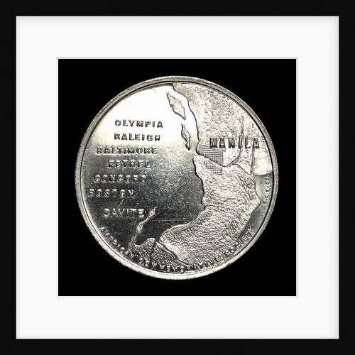 Medal commemorating the 50th anniversary of the Battle of Manila Bay, 1948; reverse by W. & H. Co.