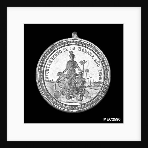 Medal commemorating the blockade of Cuba, 1898 by unknown