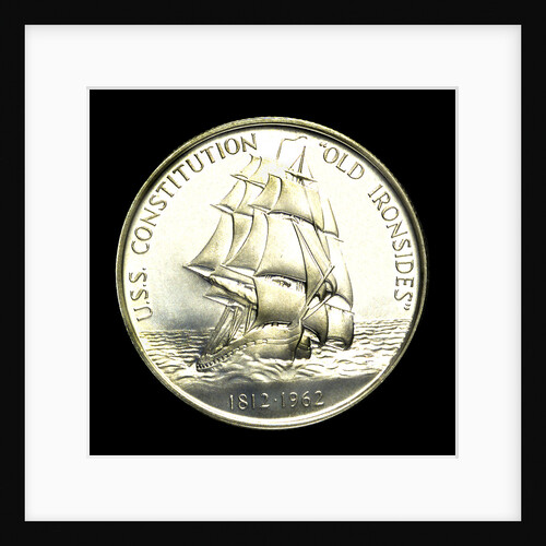 Medal commemorating the USS 'Constitution'; reverse by Heraldic Art