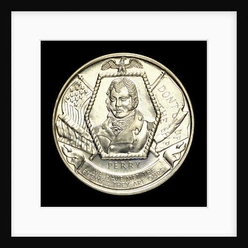 Medal commemorating the 150th anniversary of the battle of Lake Erie, 1963; obverse by Heraldic Art
