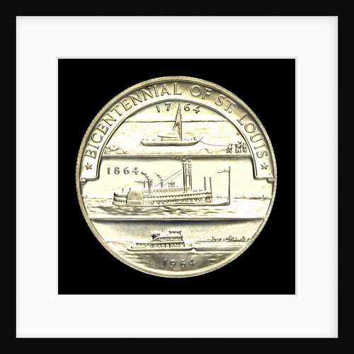 Medal commemorating the bicentennial of St Louis, 1964; reverse by Heraldic Art