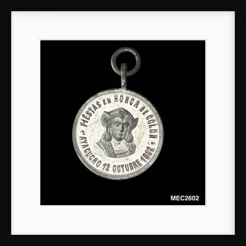 Token commemorating the 400th anniversary of the discovery of America, 1892 by Unknown