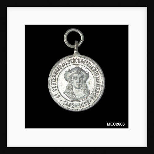 Token commemorating the 400th anniversary of the discovery of America, 1892 by Unknown