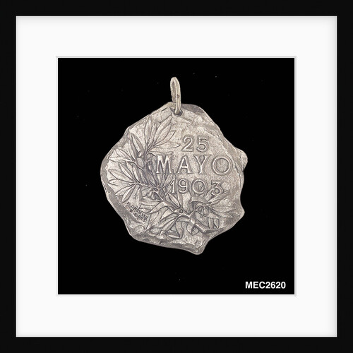 Badge commemorating the peace between Argentine and Chilean navies by Bellagamba