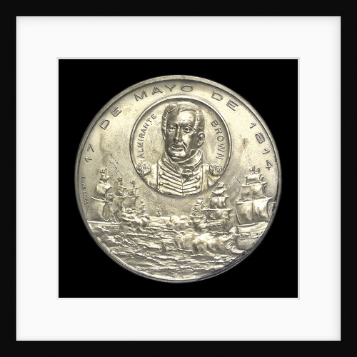 Medal commemorating the centenary of the capture of Montevideo, 1914; obverse by C. Rossi