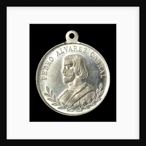 Medal commemorating the discovery of Brazil and Admiral Cabral; obverse by unknown