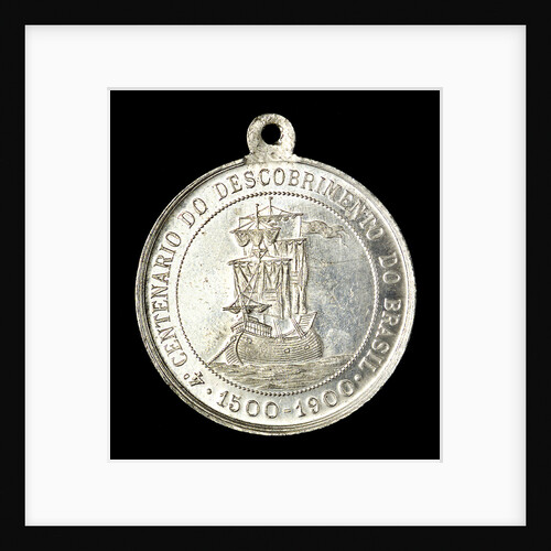 Medal commemorating the discovery of Brazil and Admiral Cabral; reverse by unknown