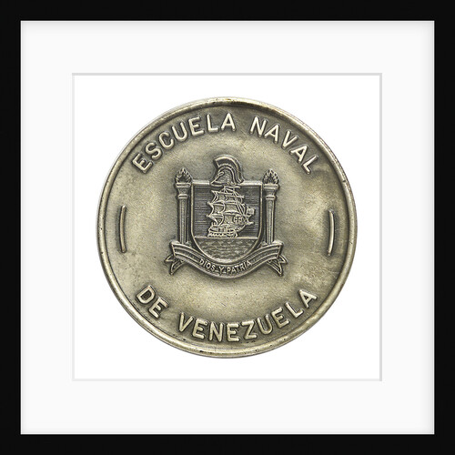 Venezuelan Naval School badge; obverse by unknown