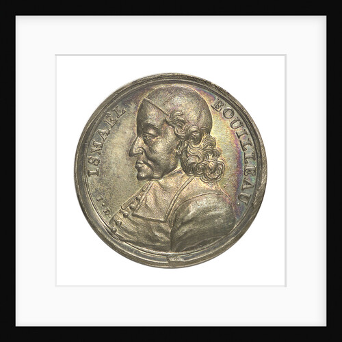 Commemorative medal depicting Ismael Bouilleau; obverse by J. Dassier