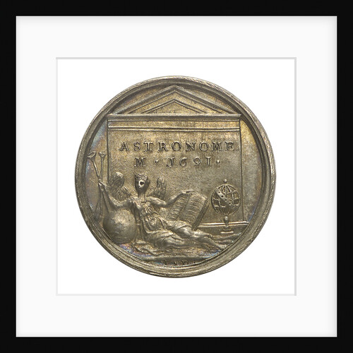 Commemorative medal depicting Ismael Bouilleau; reverse by J. Dassier
