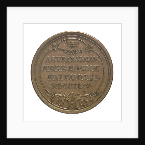 Commemorative medal depicting Edmund Halley (1656-1742); reverse by J.A. Dassier