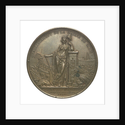 Medal commemorating Louis XVI and the City of Paris; reverse by P.S.B. Duvivier