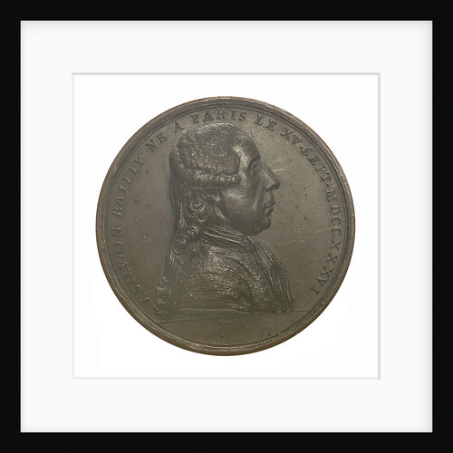 Commemorative medal depicting John Sylvanus Bailly (1736-93); obverse by unknown