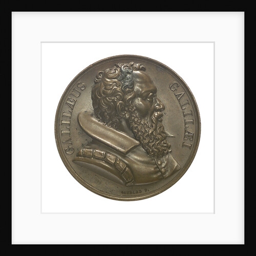 Commemorative medal depicting Galilaeo Galilei (1564-1642); obverse by R. Cayrard
