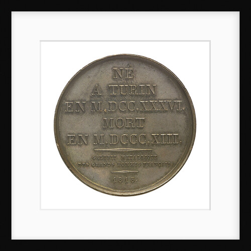 Commemorative medal depicting Joseph Louis La Grange (1735-1813); reverse by Donadio