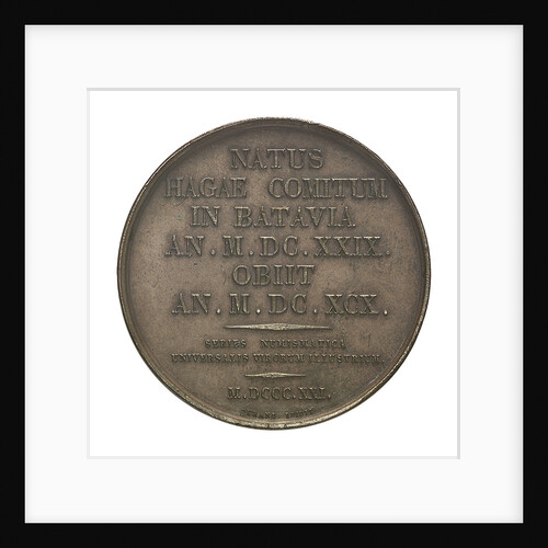 Commemorative medal depicting Christian Huygens (1629-95); reverse by Henrionnet