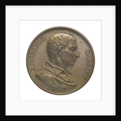 Medal commemorating John Dominic Cassini (1625-1712); obverse by J.E. Gatteaux