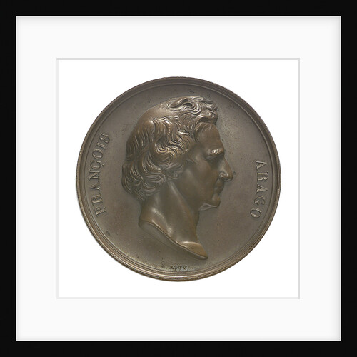 Commemorative medal depicting Dominique Francois Jean Arago (1786-1855); obverse by A.F.A. Bovy