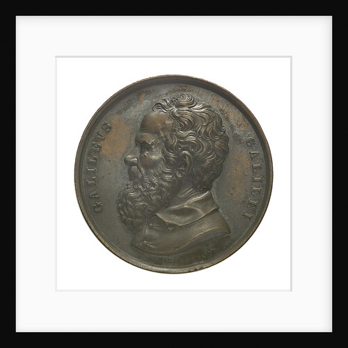 Commemorative medal depicting Galilaeo Galilei (1564-1642); obverse by N. Cerbara