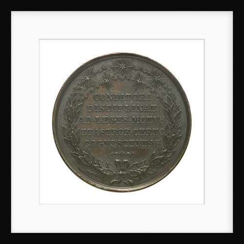Commemorative medal depicting Galilaeo Galilei (1564-1642); reverse by N. Cerbara