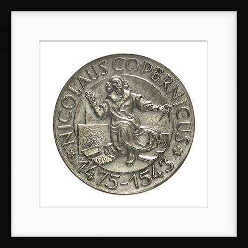 Medal commemorating the quartercentenary of the death of Nicholas Copernicus, 1943; obverse by Wojciech Jastrzebowski