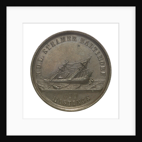 Medal commemorating the N.D.L. Steamer 'Baltimore'; obverse by unknown