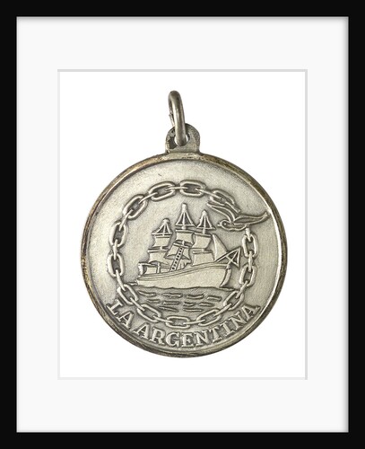 Medal commemorating the Argentinian Training Cruiser 'La Argentina' 10th voyage, 1971; obverse by unknown